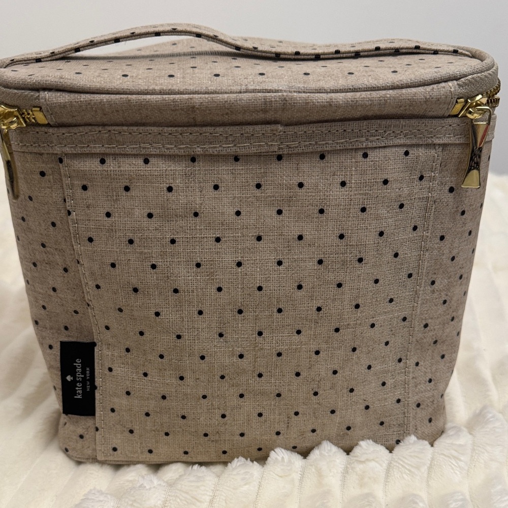 Kate Spade Beige Polka Dot Lunch Bag - Picture 5 of 5